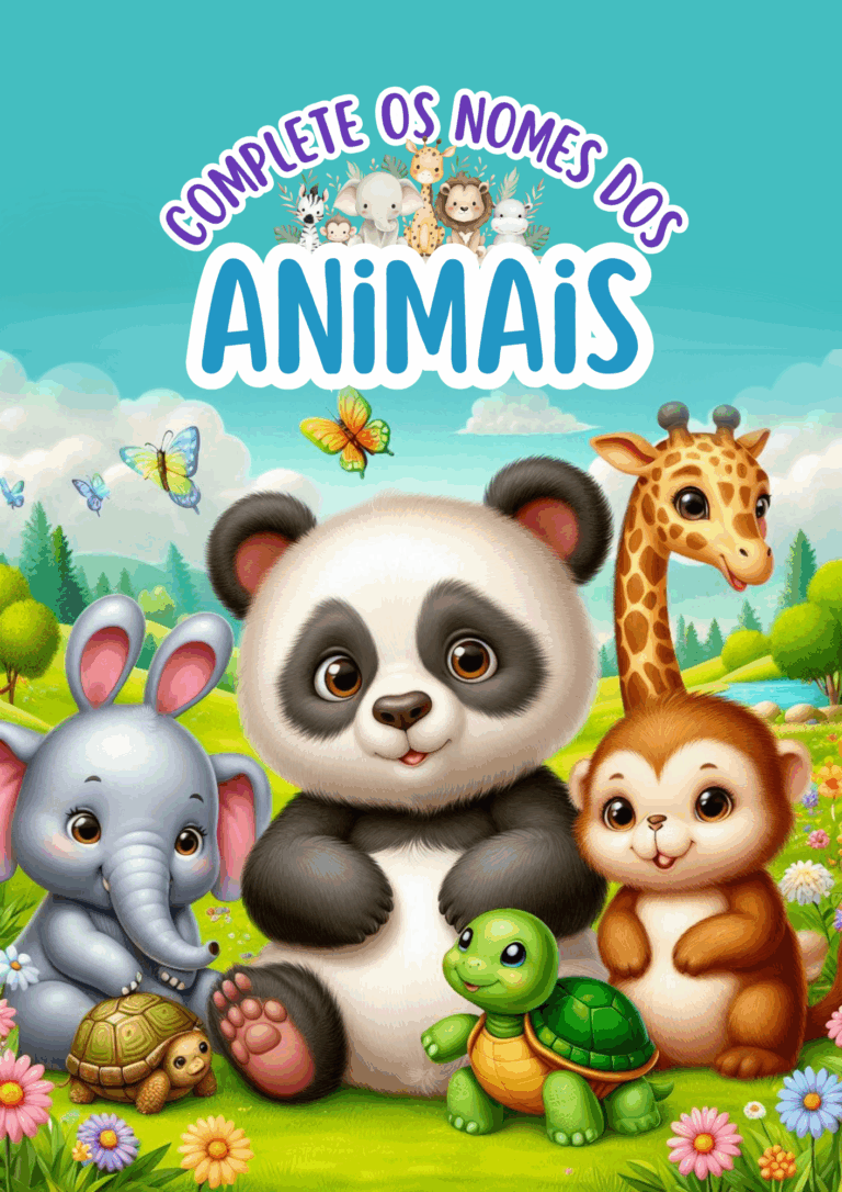 complete o nome dos animais